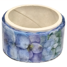 YEEHYUN 花系列 紙膠帶, 藍色, 150個