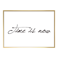 Time is now 掛畫, 金色