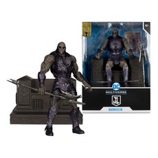 McFARLANE 麥法蘭 dc 7吋 megafig 裝甲達克賽德 含王座 金標, 1入