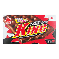 義美 大雷霆巧克力餅乾 12包, 30g, 1盒