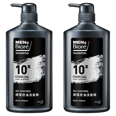 MEN's Biore 男性調理控油洗髮精 深層清潔毛孔 維他命E調理成分, 750g, 2瓶