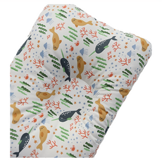 Jeiyuni 棉製 嬰幼兒款枕頭 海底世界款, 37*26*6cm