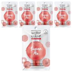 MENTHOLATUM 曼秀雷敦 水彩潤唇膏 10種天然植物萃取 絲滑柔順的自然唇色, 01 閃耀紅, 5支, 3g