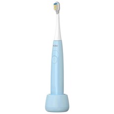 sOlac 兒童音波震動牙刷, 獨家三種音波震動模式, 迷你刷頭, 深層清潔齒縫不傷牙齦, 美國進口杜邦刷毛, SRM-K7B, 天空藍, 1支