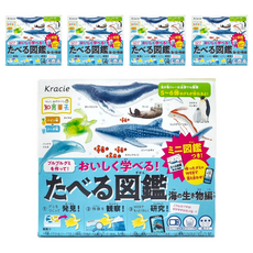 Kracie 葵緹亞 知育菓子 創意DIY 海洋圖鑑小達人, 簡單有趣 訓練孩童的創造力 不添加防腐劑 使用天然色素 讓小朋友玩得開心 吃得放心, 13g, 5盒