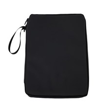 POLYWELL 寶利威爾 平板防撞防水收納包 緩衝泡綿內襯 PU材質防撥水 全開拉鍊 多種尺寸 適用iPad PW15-T65-0840, 黑色, 1個