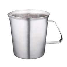 PUSH! 廚房用品帶刻度加厚304不銹鋼量杯, D229, 1000ml, 1個
