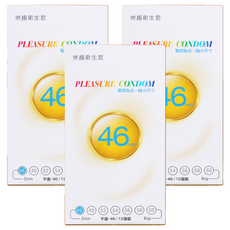PLEASURE 樂趣 衛生套 46mm, 12入, 3盒