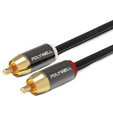 POLYWELL 寶利威爾 雙RCA紅白音源線, PW15-W52-B085, 1條