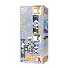 MEN'S MAX 高刺激彈力自慰套, 透明色, 1個