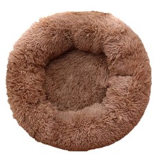 寵物用圓形毛窩, 淺棕色, 1個
