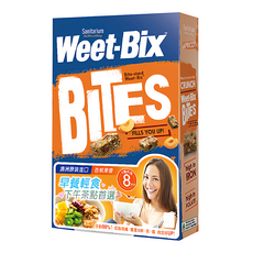 Weet-Bix 澳洲全穀片 Mini 杏桃風味, 富含高纖維與鐵質, 維生素B1和B2, 500g, 1盒