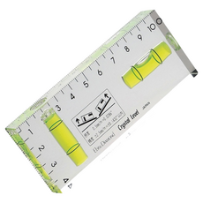 Ebisu DiAMOND Mini系列 水晶水平尺 ED-10CLS, 1個