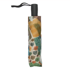 LoHoY 兒童摺疊圓夢傘, 圓角防戳傘, 防回彈設計, UPF50+防曬, 夜間反光條, 晴雨兩用, 笑傲飛兔, 105 x 61cm