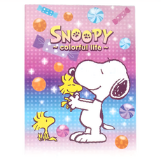 收納王妃 SNOOPY 繽紛系列 16K固頁筆記 SCPN16 16個, 擁抱, 1組