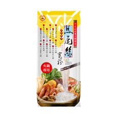 中農 馬尾絲寬粉, 寬、薄、透、軟、Q, 軟嫩帶Q脆, 久煮不爛, 全素, 清真HALAL認證, 200g, 1包