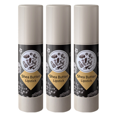 tsaio 上山採藥 乳油木果水感護唇膏 3.5g 透明無色 可可脂 植物萃取, 3支