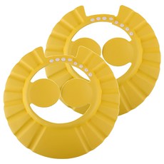 Neon 台灣霓虹 寶寶洗頭洗髮帽2件組, 1組, 黃色