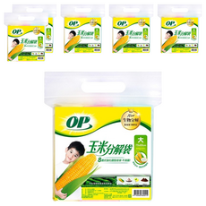 OP 玉米分解袋 大(75 x 65cm), 45L, 6包