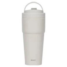 WOKY 沃廚 台灣公司貨 二代渾圓杯鈦陶瓷, 橡白, 770ml, 1個