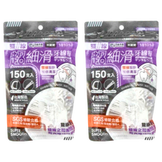 minono 米諾諾 超細滑雙線牙線棒, 8cm, 150支, 2包