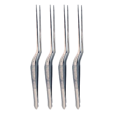 洪億專業彎耳夾 不鏽鋼彎耳掏 安全防滑耳道清潔夾, 1入, 4支