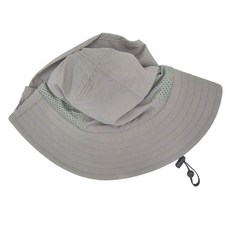 抗UV親子遮陽帽 - 灰鴿夫 M, 灰漁夫
