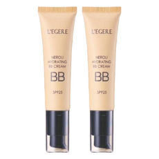 L'EGERE 橙花原液保濕BB霜 SPF25 潤色遮瑕 保濕提亮 毛孔隱形 物理防曬, #01自然, 35ml, 2條