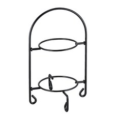 SALUS 佐藤金屬 圓弧點心架 小, 黑色, 1個