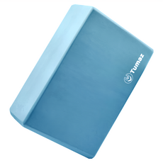 Tumaz 月熊 EVA瑜珈磚, 50D硬度, 止滑減震, 環保安全, 23 x 15 x 7.7cm, 土耳其藍, 1個