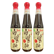 西螺鎮農會 白醬油 精選上等黑豆 日曬120天以上 味美甘醇, 400ml, 3瓶