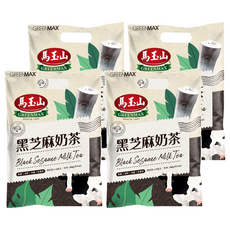 馬玉山 黑芝麻奶茶 每包含鈣, 20g, 12包, 4袋