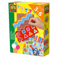 荷蘭SES DIY手作系列-形狀打孔學習組, 適合3-6歲兒童, 14836, 1盒