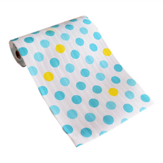 小麥購物 抽屜防潮墊紙 Y466 70g, 4個, 白底藍點