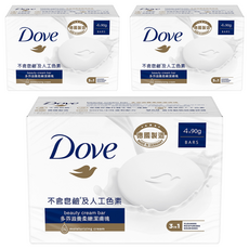 Dove 多芬 滋養柔嫩潔膚皂, 德國製造, 含有乳霜配方, 中性溫和不傷皮膚, 360g, 3組