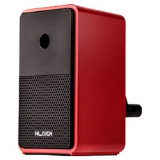 NUSIGN 削鉛筆機 NS077, 1個, 珊瑚紅