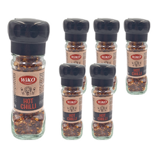 Wiko 辣椒海鹽研磨罐, 50g, 6瓶