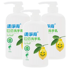 清淨海 環保洗手乳 壓頭式, 1kg, 3件