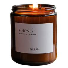 NY LAB 紐約實驗室 手工香氛蠟燭, Honey 薄霧蜂蜜, 420g, 1罐