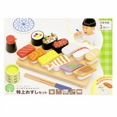 WOODY PUDDY豪華組壽司料理組, 日本原裝正品, 啟發寶寶無限想像力及創造力, 天然木材, 作工精細, 適合3歲以上兒童, G05-1218, 1組
