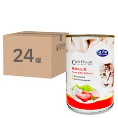 BELICOM 倍力康 大貓罐 24罐 DHA EPA 強化, 鮪魚 + 小魚, 400g