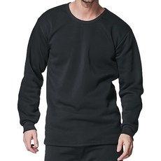 MI MI LEO 台製保暖刷毛居家上衣, 黑色