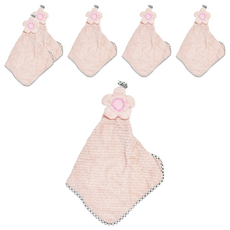 ROYALLIN 蘿林嚴選 超細纖維可掛式擦手巾 (絨毛) 尺寸:18*15.5cm, 材質:聚酯纖維, 1個, 6個