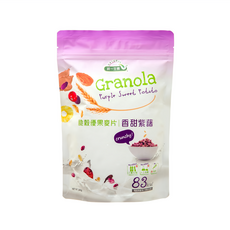 統一生機 脆穀優果麥片 香甜紫藷, 240g, 1包
