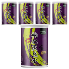 長青穀典 枸杞黑豆水 嚴選黑豆文火焙煎 優質枸杞肉質豐厚柔軟 三角立體茶包 簡單沖泡 (8公克 X 10包), 80g, 5罐