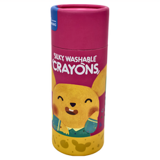 Jar Melo 原創美玩 創意美學兒童絲滑蠟筆 6色, 1組