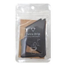 MUNIEQ Tetra Drip 01P 簡約攜帶型濾泡咖啡架 小 灰色, 1個, 濾泡咖啡架