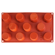 pavoni ITALIAI 十一連瑪芬矽膠模 FR020, 紅色, 1個