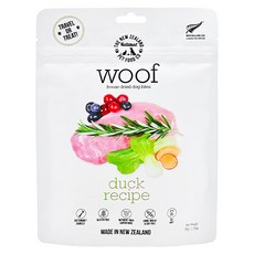 NZ Natural PET FOOD WOOF狗狗冷凍乾燥生食餐, 鴨肉, 50g, 1包