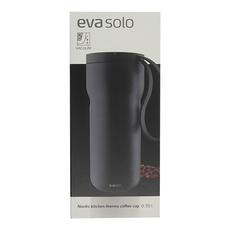eva solo 北歐廚房真空保溫咖啡杯, 黑色, 350ml, 1個